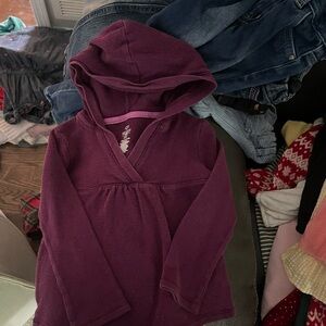 Old Navy Kids Plum Hooded Jacket